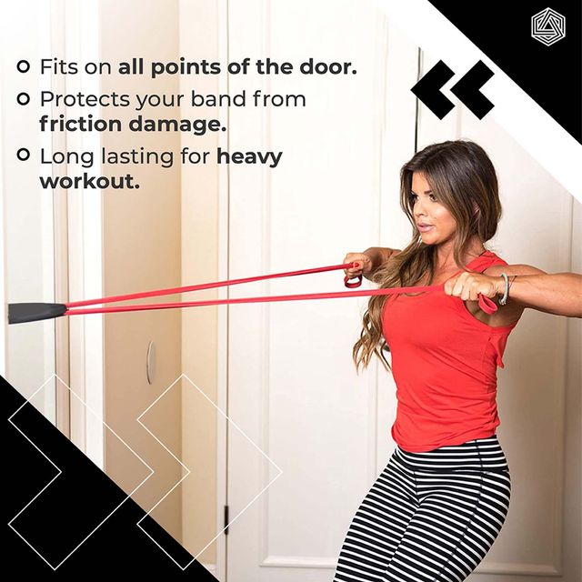Boldfit Heavy Resistance Band For Workout Exercise - 7-15 Kg Resistace Capacity - Red